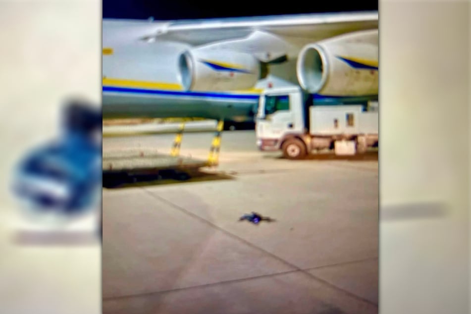 Die Drohne wurde in der Nähe einer ukrainischen Antonov entdeckt.