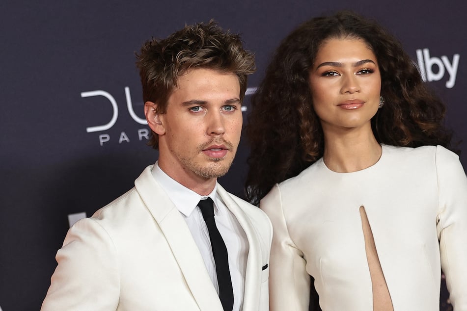 Austin Butler (l.) praised Zendaya and revealed how he crossed paths with his future co-star long before they teamed up for Dune: Part Two.