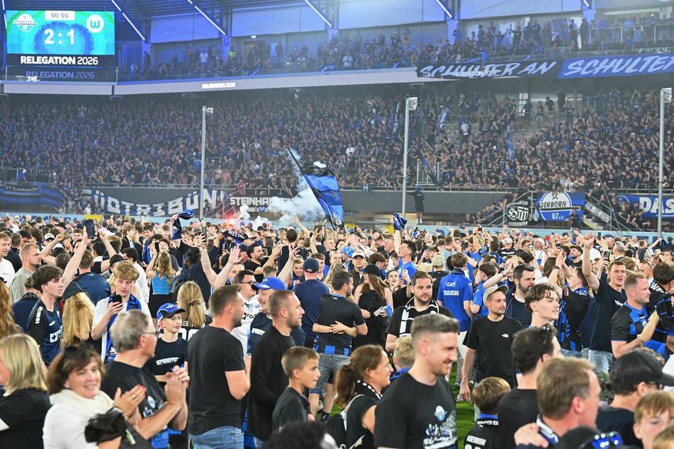 Mit dem Abpfiff gab es in der Home Deluxe Arena kein Halten mehr.