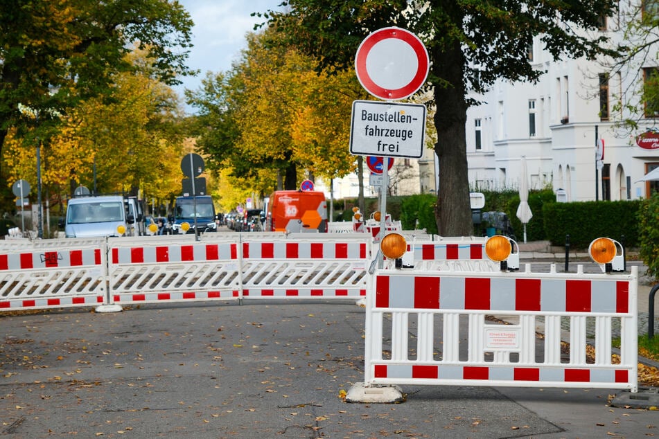 Baustellen Chemnitz: Chemnitz: Verlängerte Vollsperrung verärgert die Kaßberger