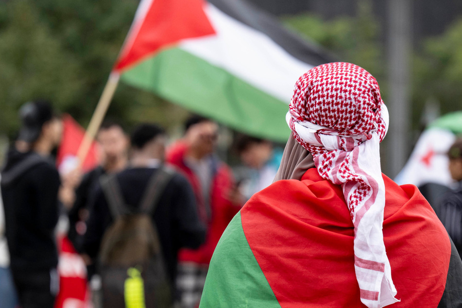Linksextreme in Magdeburg an Seite der Palästinenser