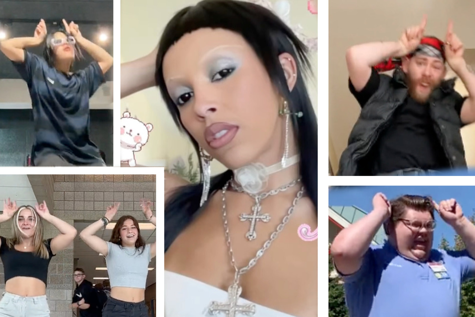 Doja Cat's (c.) Paint the Town Red has its own viral TikTok dance that is taking over the internet. And it might just be the viral dance of the summer.