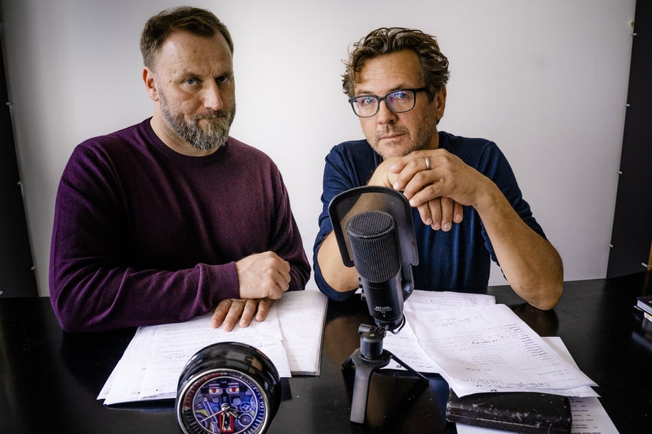 Kai Schwind (48, l.) und Andreas Fröhlich (59) hatten Thormann 2022 in ihrem Podcast zu Gast.