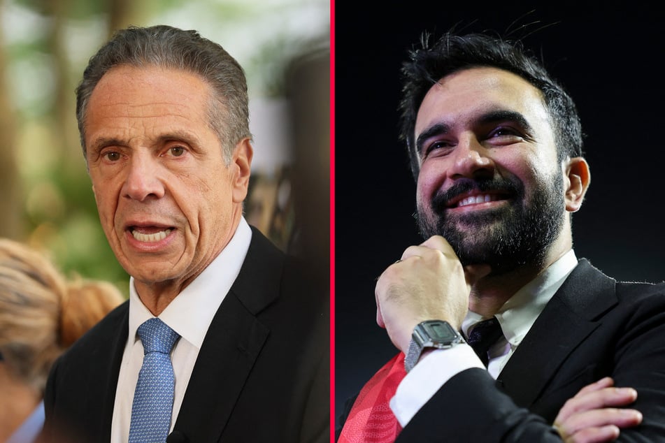 New York mayoral candidate Andrew Cuomo (.) has been slammed after releasing a shockingly offensive AI-generated campaign video targeting opponent Zohran Mamdani.