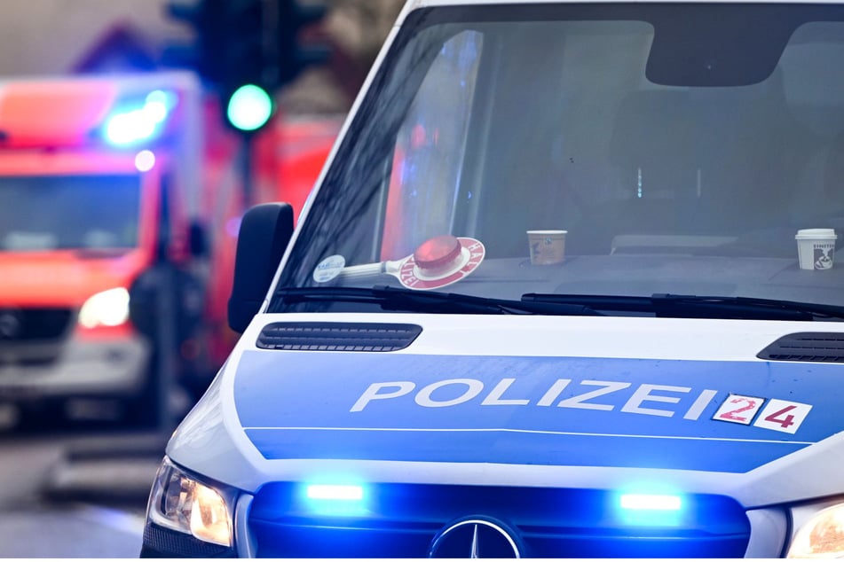 Ein Lkw und ein Polizeiauto kollidierten. (Symbolfoto)
