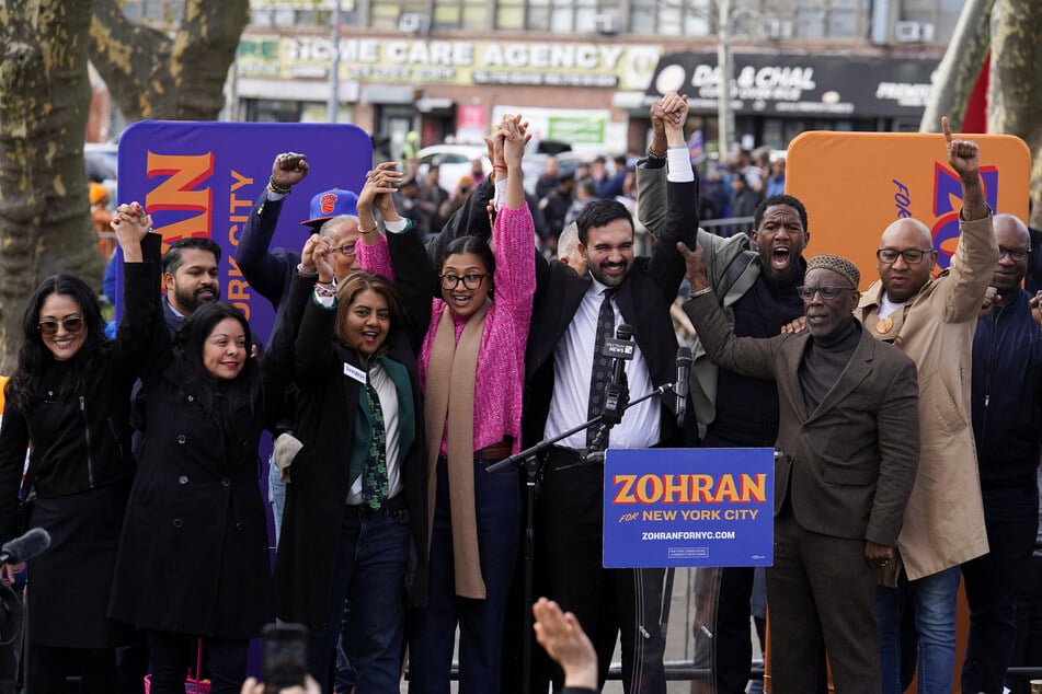 Zohran Mamdani attends a campaign event in Queens on November 1, 2025, the final weekend before the New York City mayoral election.