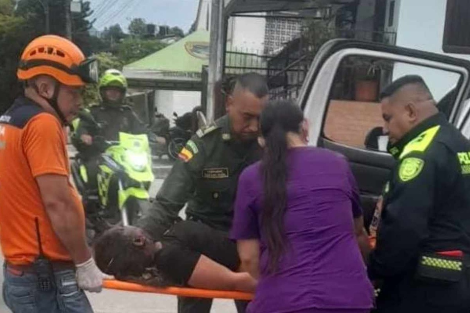 Rund 30 Menschen wurden bei dem Unglück in Kolumbien verletzt.