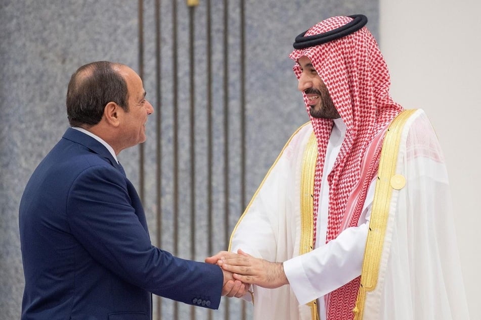 Der ägyptische Präsident Abdel Fattah al-Sisi (l.) und der saudi-arabische Kronprinz Mohammed bin Salman.