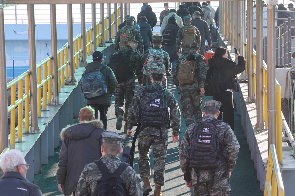 Marines returning to Yeonpyeong Island amid heightened tensions after North Korea fired artillery shells over the weekend.