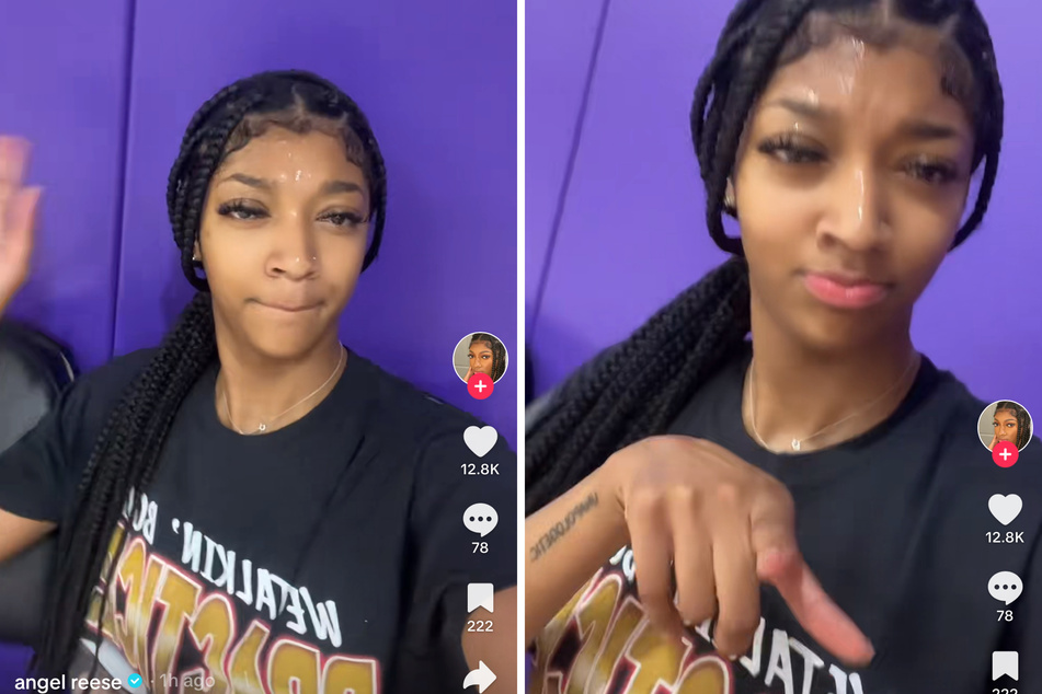 LSU Hooper Angel Reese put her social media haters in their place in her latest viral Tiktok on Father's Day.