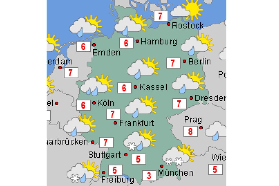Ab Donnerstag werden die Temperaturen wieder einstellig.
