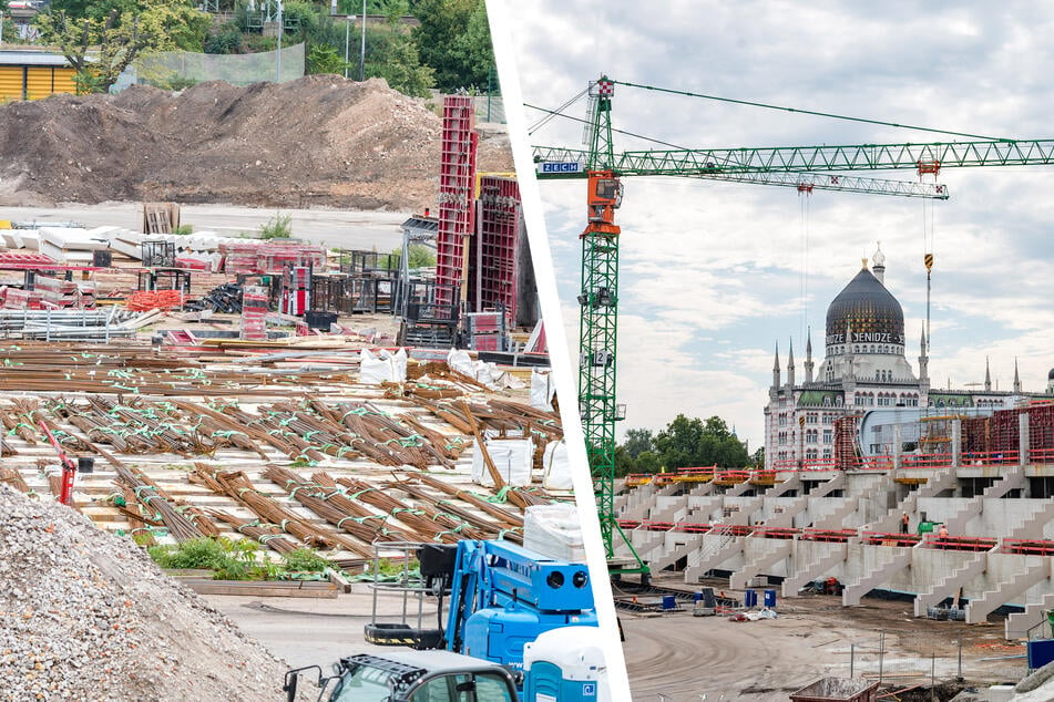 Heinz-Steyer-Stadion: Hier wächst Dresdens neue Stadiontribüne