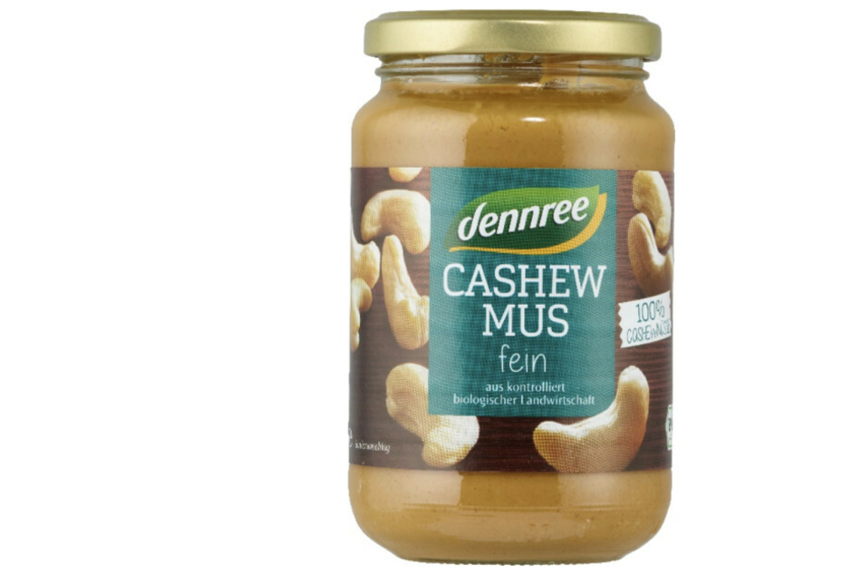 Erdnuss statt Cashew: Dennree ruft Cashewmus zurück!