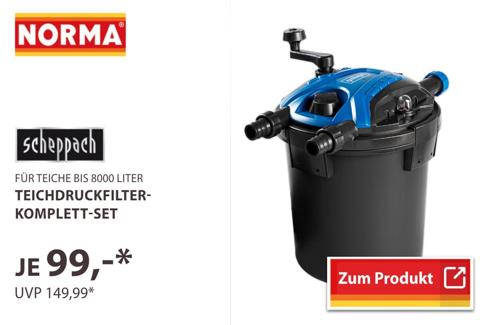 Teichdruckfilter-Komplett-Set