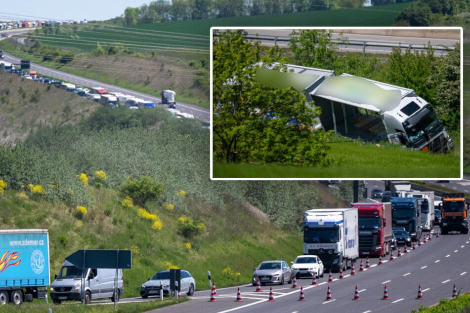 Unfall A4: Stau-Alarm auf A4 in Thüringen: Lange Wartezeiten bei Weimar und Jena