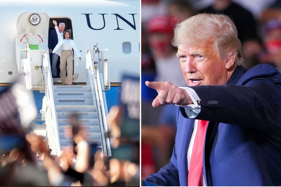 Trump launches bizarre AI accusation at Harris as he obsesses over crowd sizes