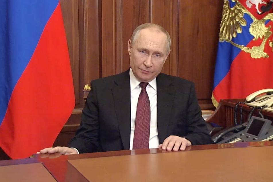 Russian President Vladimir Putin announced a "special military operation" in a televised address.