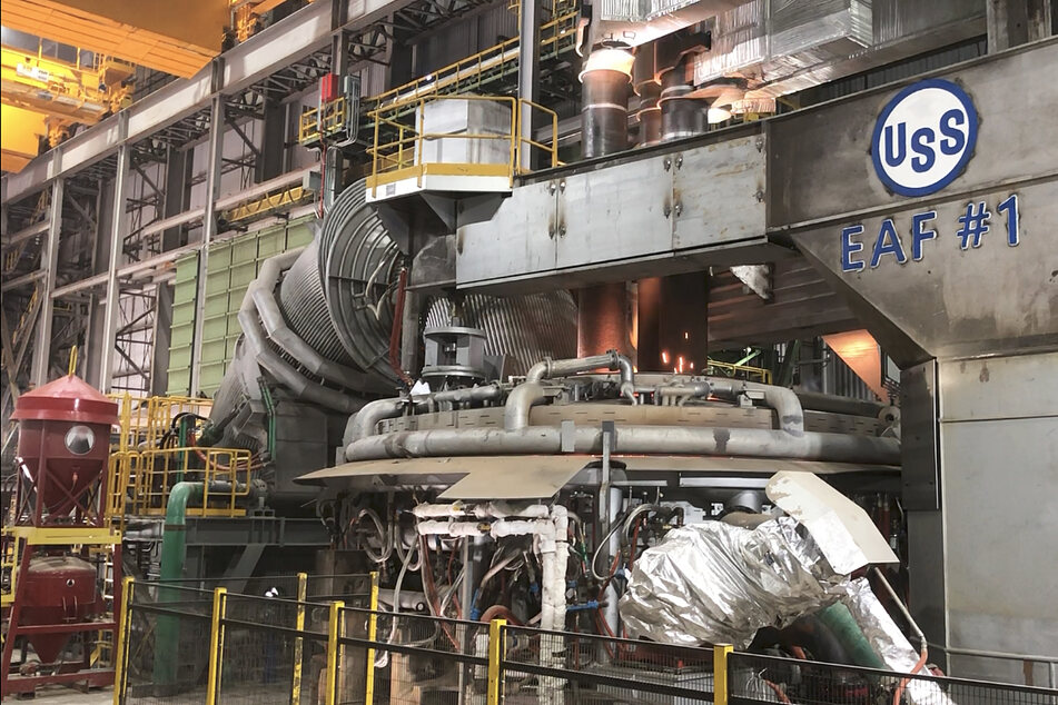 This is US Steel's first Electric ARC furnace, one of the keys to green steel.