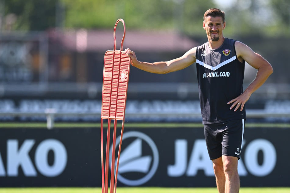 Für Dynamos Spieler dürfte das Training am Dienstag-Nachmittag wieder eine schweißtreibende Angelegenheit werden. (Archivbild)