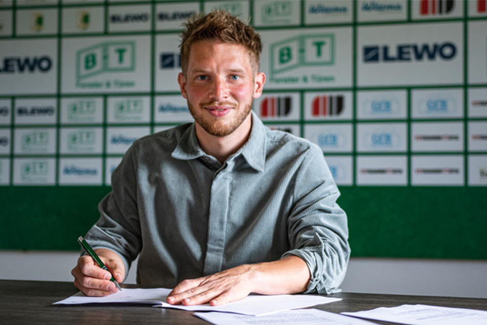 Florian Brügmann (30) wird ab kommender Saison die Defensive der BSG Chemie Leipzig unterstützen.