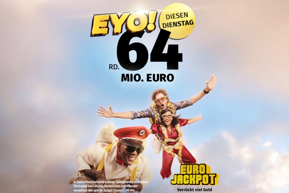 Am Dienstag (5.5.) liegen rund 64 Millionen Euro im Eurojackpot.