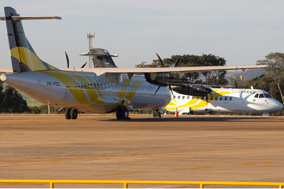 Eine ATR 72-500 der brasilianischen Airline Voepass war in den Bienen-Zwischenfall verwickelt. (Symbolbild)