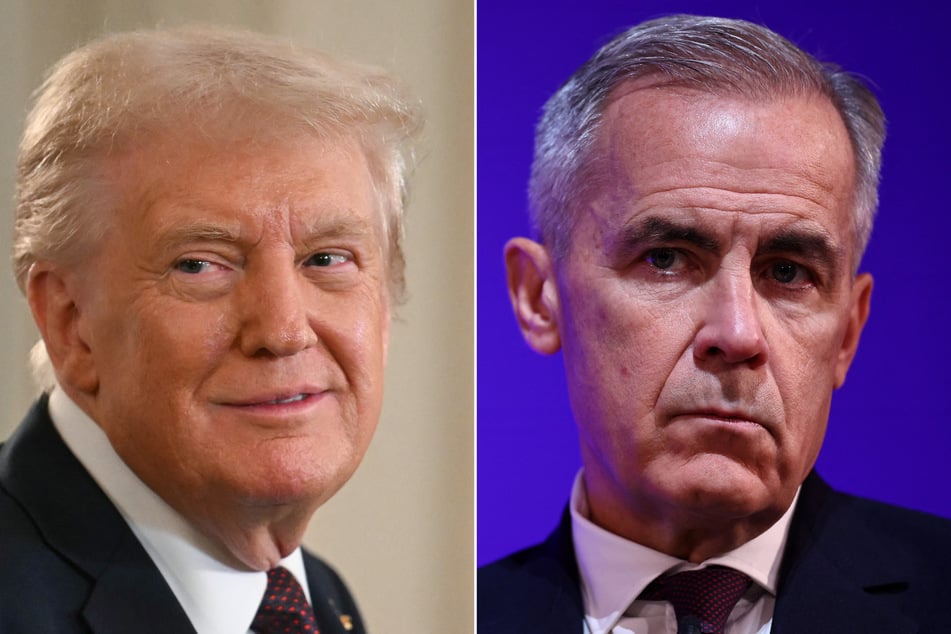 Canadian Prime Minister Mark Carney (r.) will head to the US next week to meet with President Donald Trump.