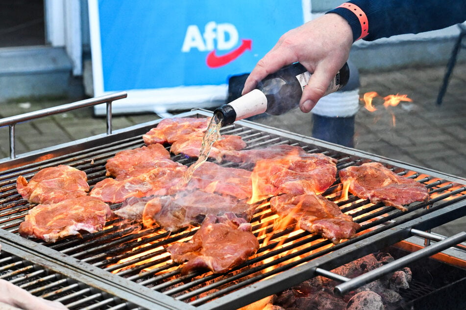 Bei der AfD gibts Fleisch.