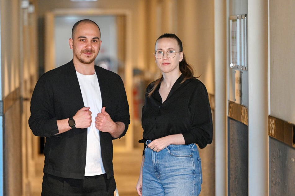 Hostel-Leiter Tamaz Kiasashvili (33) und Regionalleiterin Heike Pflüger (40) freuen sich über die gute Auslastung.
