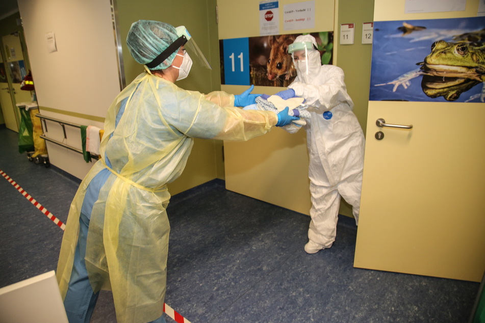 Bundeswehr-Fachkräfte aus Weißenfels unterstützen bereits im Städtischen Klinikum Görlitz.
