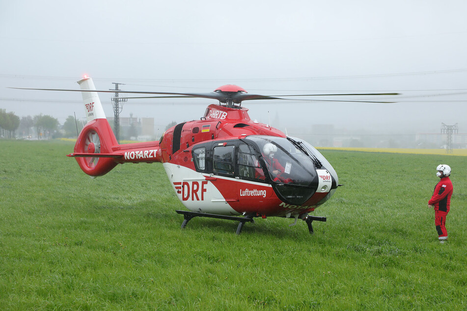 Auch der Rettungshubschrauber "Christoph 38" war im Einsatz.