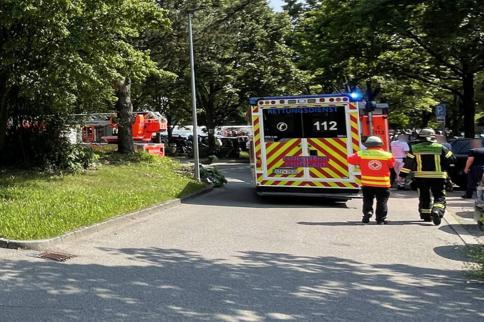 Stuttgart: Zwei Verletzte: Feuer im Geschwister-Scholl-Gymnasium