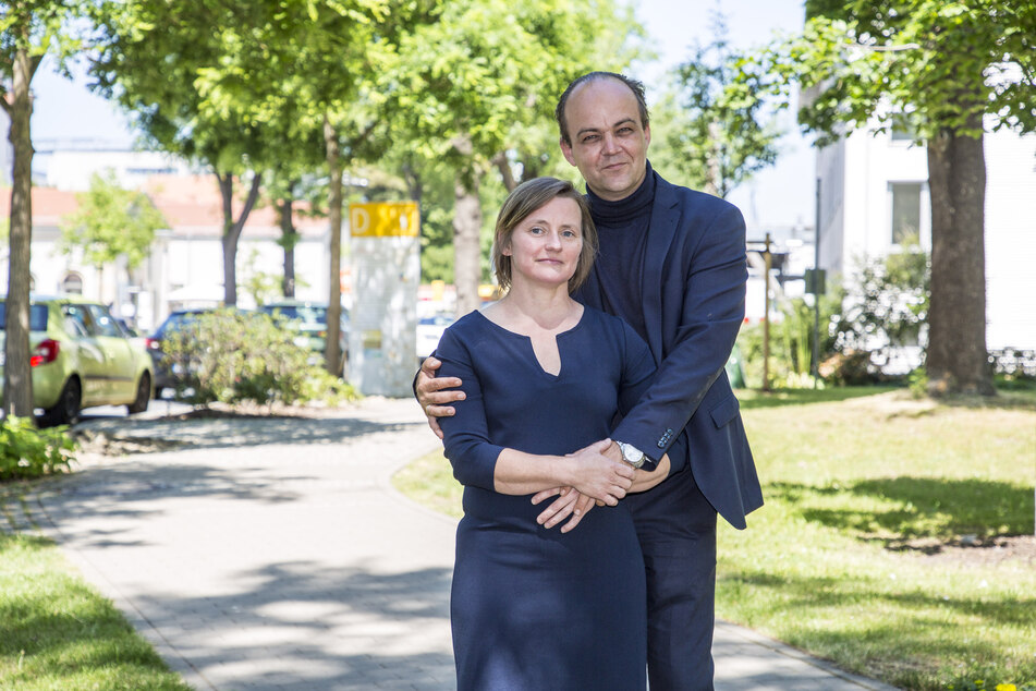 Fanden mit Hilfe des Palliativ-Teams zurück ins Leben: Friederike (46) und Alexander Lasch (45) aus Meißen.