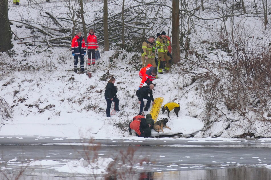 Polizei, Feuerwehr und Rettungsdienst waren glücklicherweise schnell vor Ort.