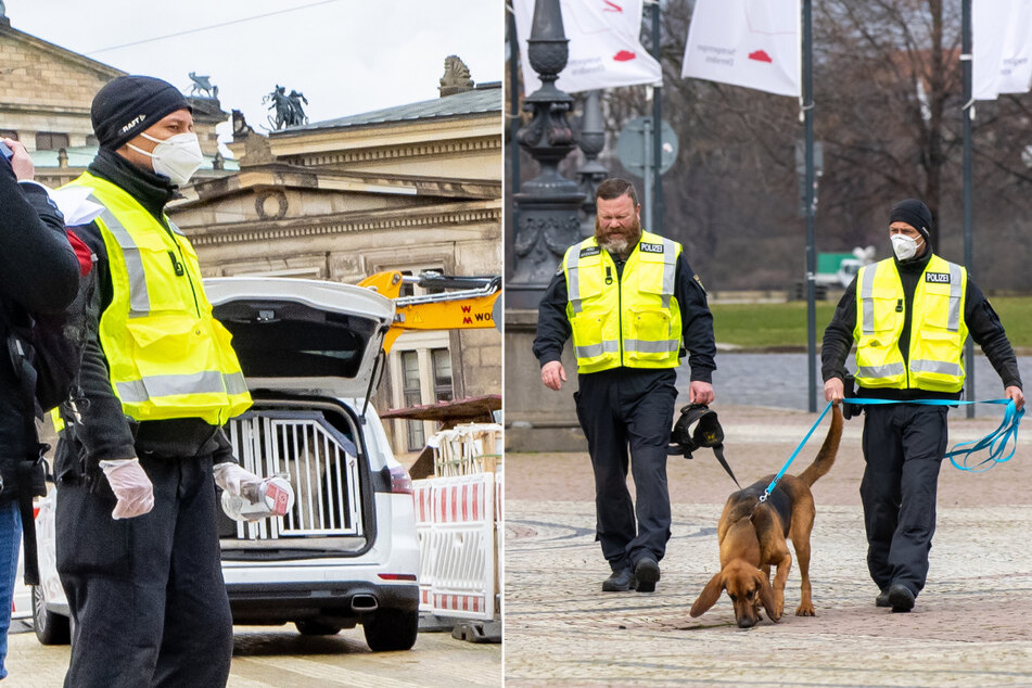 Dresden: Spurensuche am Grünen Gewölbe: Jetzt sind wieder Hunde im Einsatz!