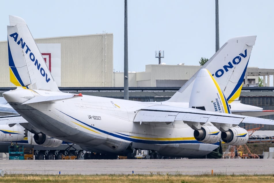 Die Sprengstoff-Drohne wurde in der Nähe einer ukrainischen Antonov gefunden.