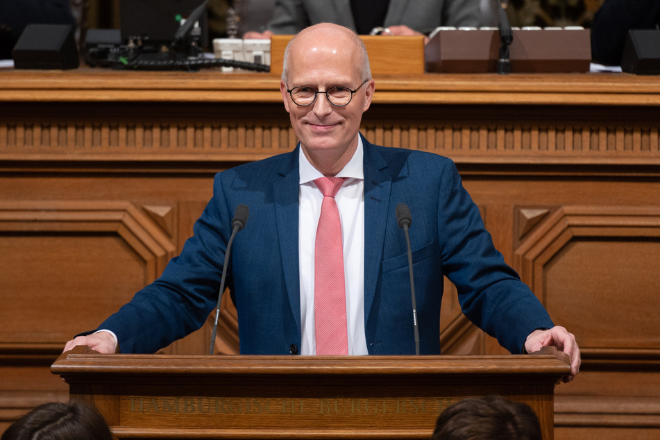 Bürgermeister Peter Tschentscher (SPD) hat am Mittwoch eine Regierungserklärung abgegeben.