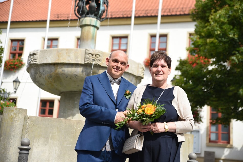 Klaus-Dieter Rose (44) und Kathrin Pollnow (61) mussten 885 Tage warten, ehe sie heiraten konnten.