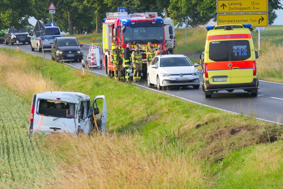 Neben Polizei und Rettungsdienst war auch die Feuerwehr vor Ort im Einsatz.