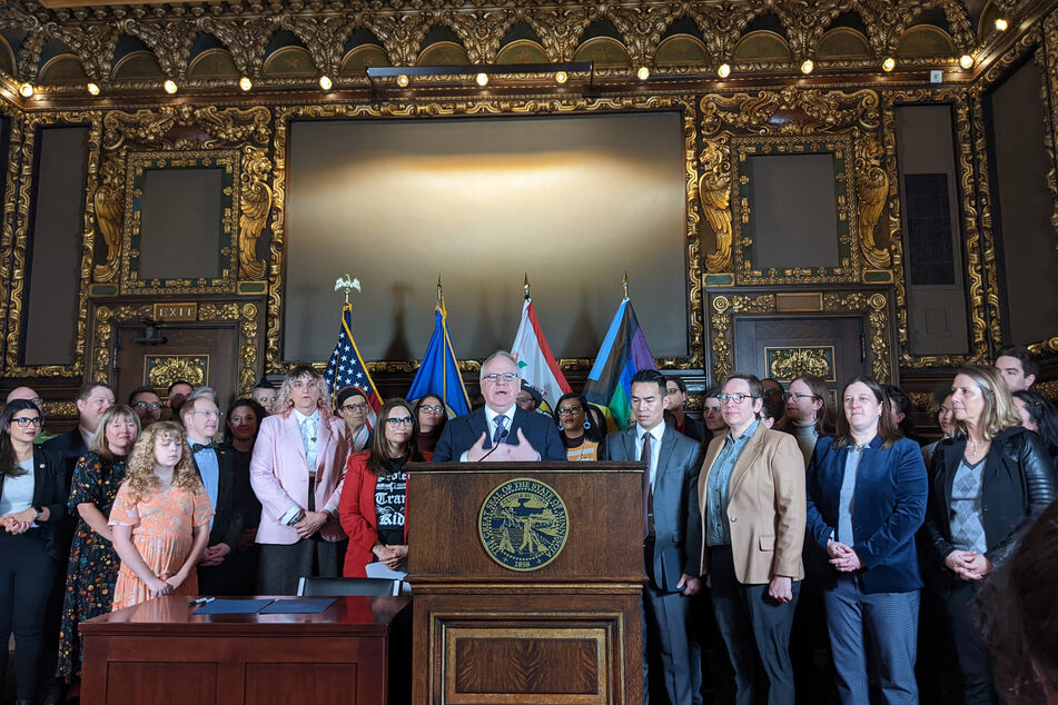 Minnesota Gov. Tim Walz issued an executive order on March 8, 2023, protecting access to gender-affirming health care for transgender Minnesotans.