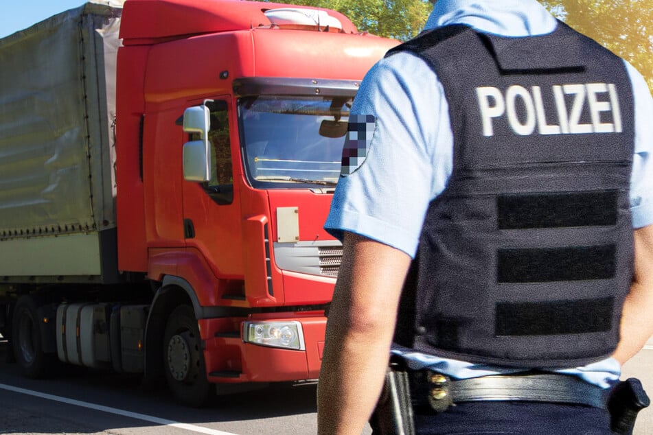 In Südosthessen kontrollierte die Polizei routinemäßig einen Lastwagen: Sowohl gegen den Fahrer (35) als auch gegen die Spedition wurden hohe Bußgelder verhängt. (Symbolbild)