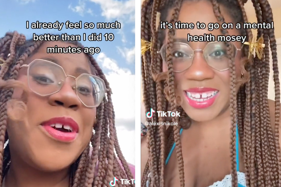 Alexis Nikole takes TikTok with what she calls a "Mental health Mosey."