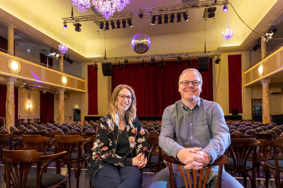 Katrin Hoyer (33) und Kai Suttner (47) sind die neuen Chefs im Freiberger Tivoli.