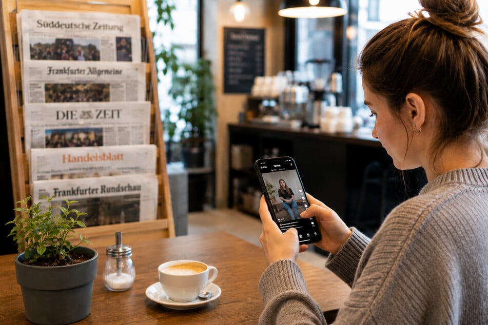 Immer mehr junge Menschen informieren über Inhalte auf Social-Media-Plattformen wie TikTok.