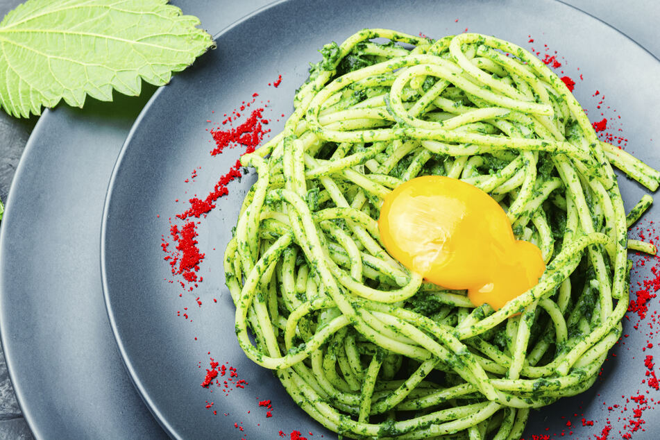 Pair your fresh homemade pasta with a beautiful pesto for the ultimate dinner.