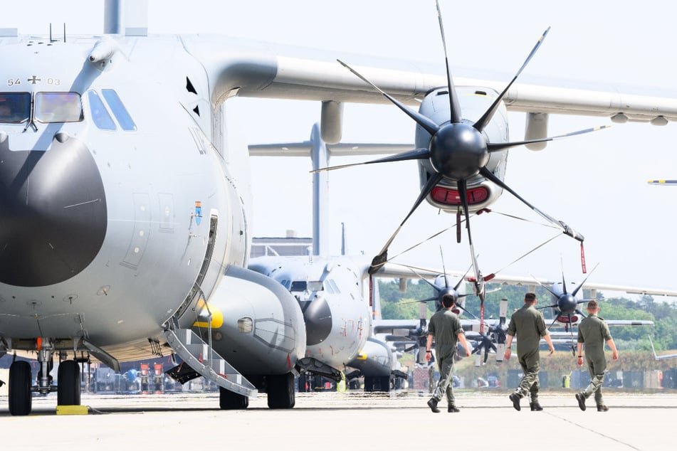 Mehrere Modelle des Airbus A400M der Luftwaffe der Bundeswehr könnten während der Übung ebenfalls zum Einsatz kommen.