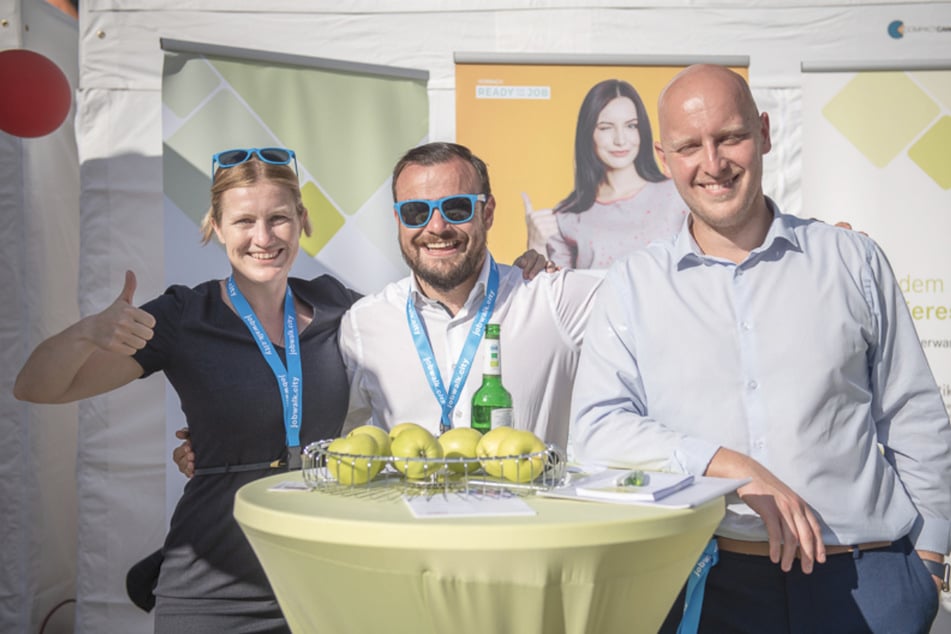 Win-Win-Situation für alle: ein Stand auf dem Jobwalk lohnt sich.