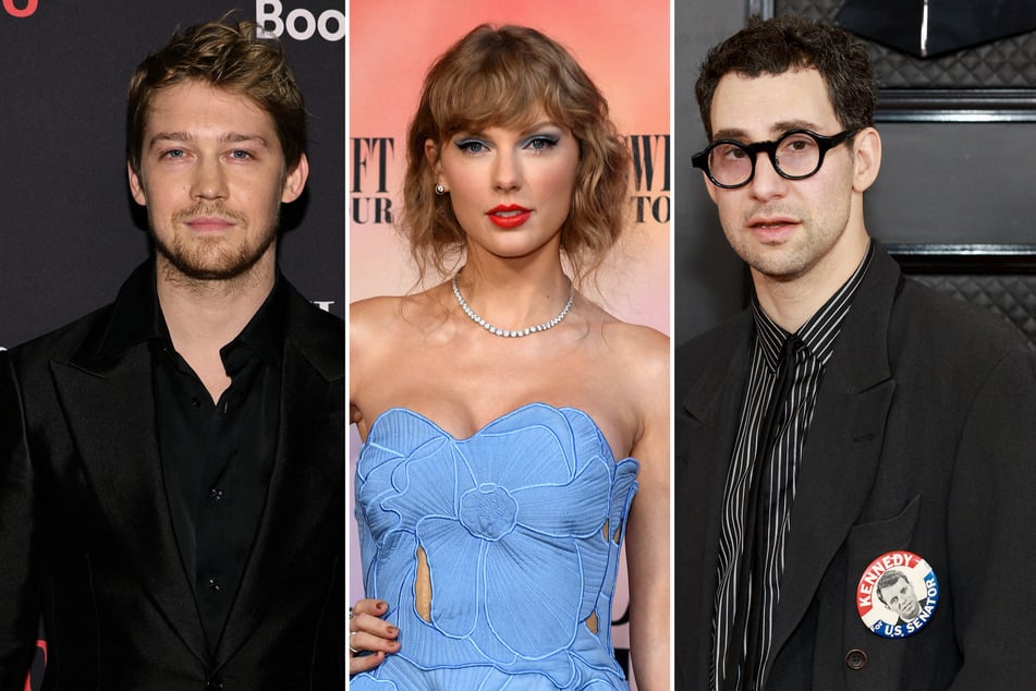 Jack Antonoff (r) has sparked new theories about Taylor Swift and Joe Alwyn's (l) split earlier this year after revealing You're Losing Me was written in 2021.