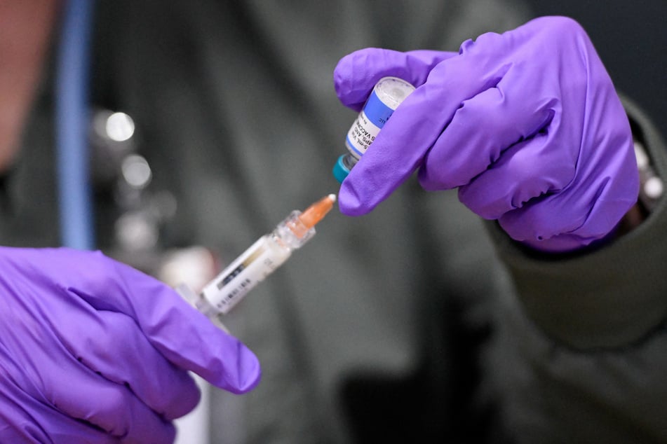 An MMR vaccine is prepared at the City of Lubbock Health Department in Texas.