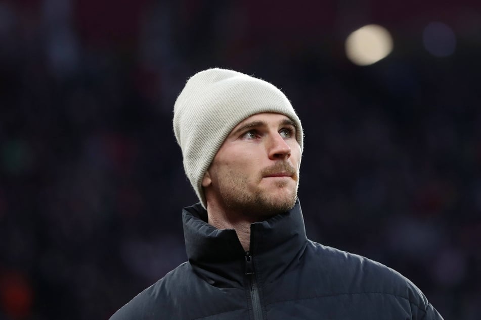 Sichtlich berührt lauschte Timo Werner (29) bei seiner Verabschiedung den Sprechchören aus der Red Bull Arena.